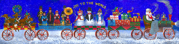 Joy to the World Painting by Mary Ann Vessey