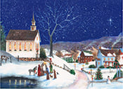 All is Calm Mini Canvas Painting by Mary Ann Vessey