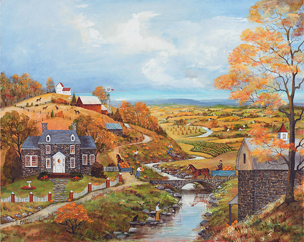 Mine's Bigger Painting by Mary Ann Vessey