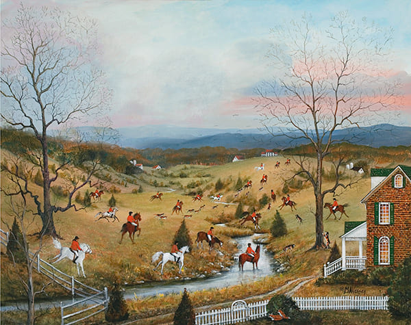 Outfoxed Painting by Mary Ann Vessey