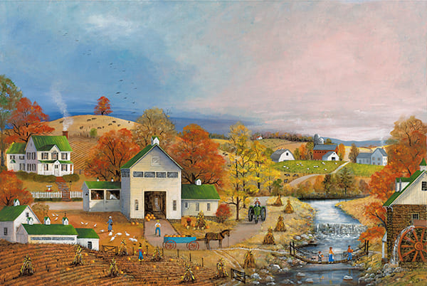 Papa's New Wheels Painting by Mary Ann Vessey