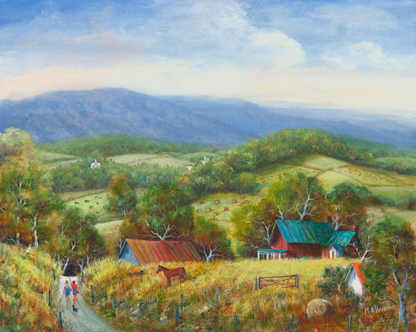 Playing Hooky Painting by Mary Ann Vessey