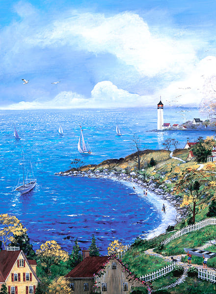 The Beachcombers Painting by Mary Ann Vessey