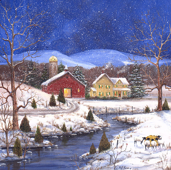The Farmer's Way Painting by Mary Ann Vessey