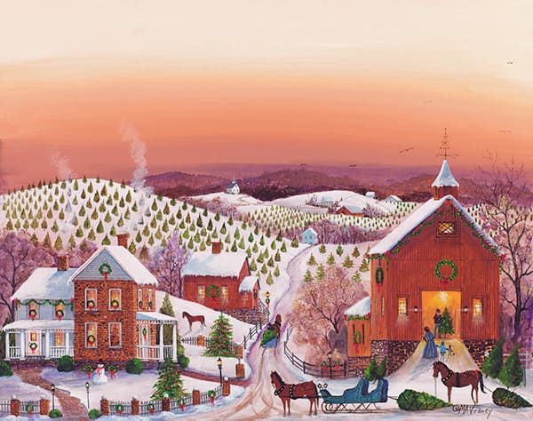 Perfect Tree Painting by Mary Ann Vessey