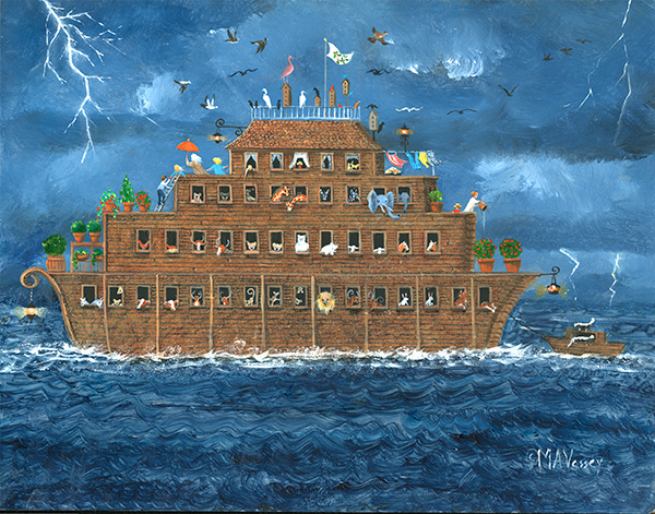 Are We There Yet? Painting by Mary Ann Vessey