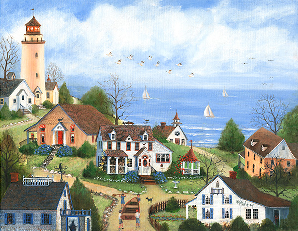 Bon Voyage Painting by Mary Ann Vessey