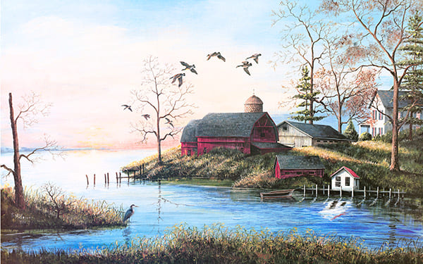 Low Country Sunrise Painting by Mary Ann Vessey