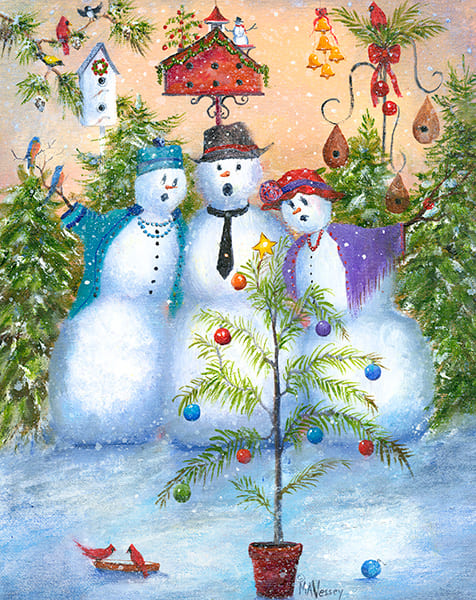 Melody Makers Painting by Mary Ann Vessey