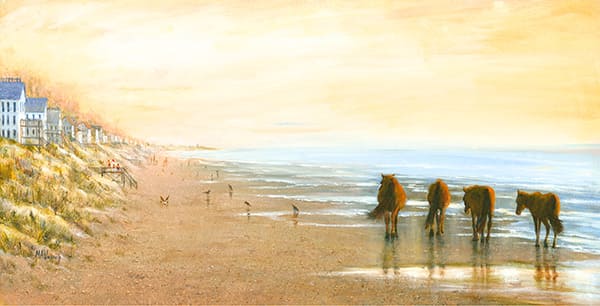 Morning Stroll Painting by Mary Ann Vessey
