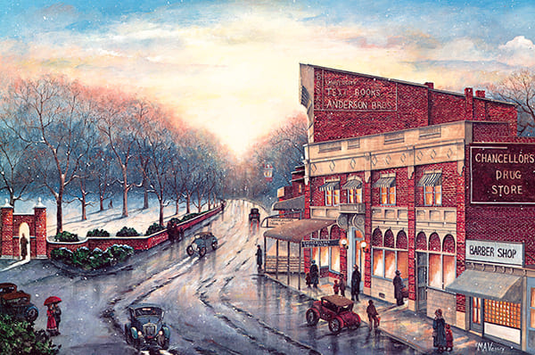 The Corner Painting by Mary Ann Vessey