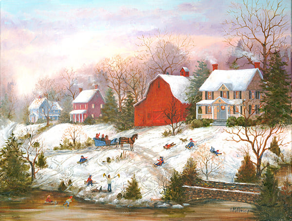 Traffic Jam Painting by Mary Ann Vessey