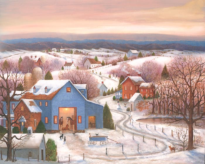 Welcome our Newborn Painting by Mary Ann Vessey
